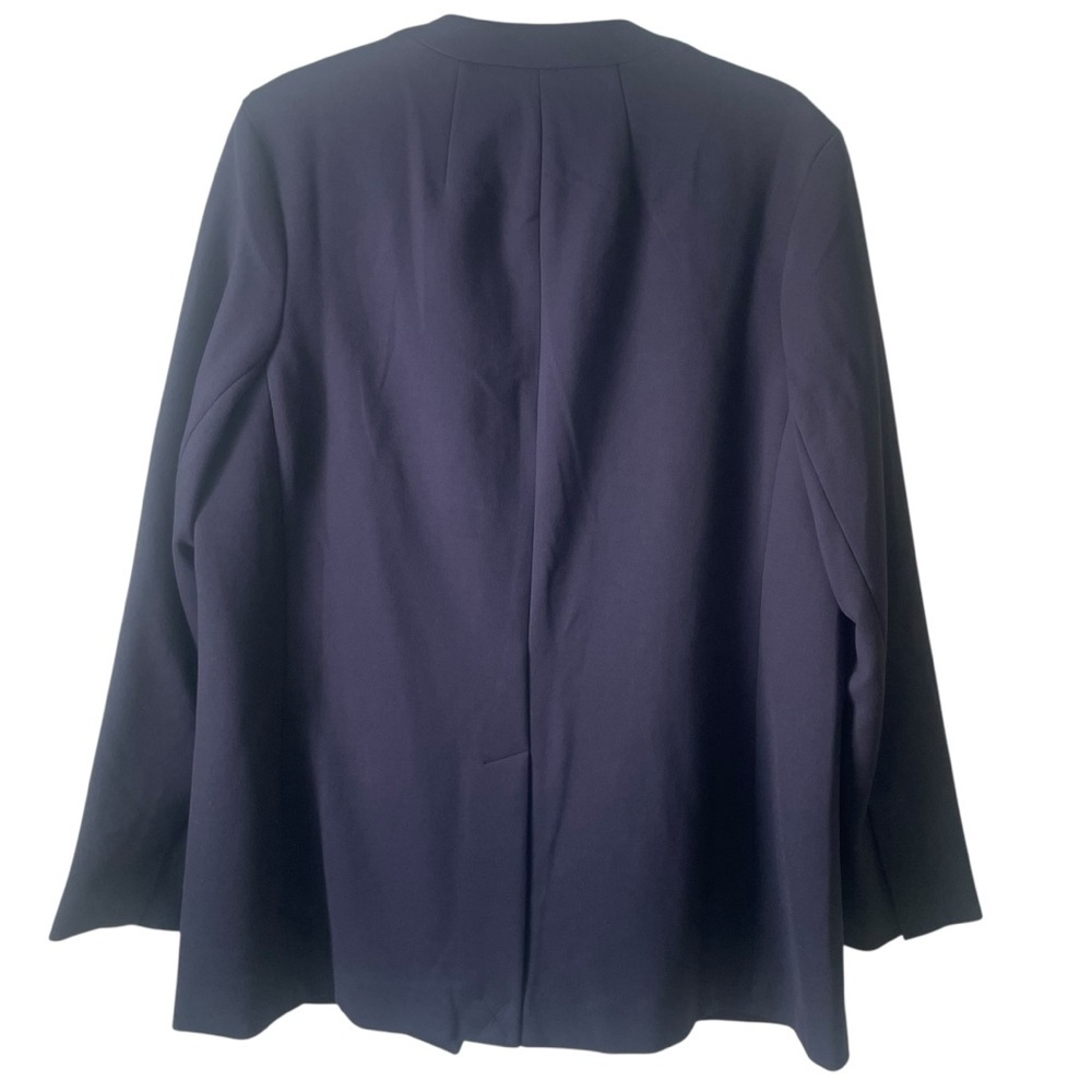Spanx Perfect Collarless Blazer in Classic Navy Large NWT - Picture 6 of 13